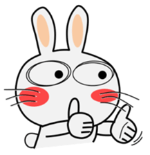 Cute Rabbit Everyday sticker #9604696