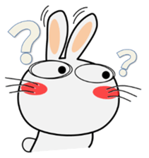 Cute Rabbit Everyday sticker #9604698