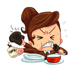 Foodaholic sticker #9604885