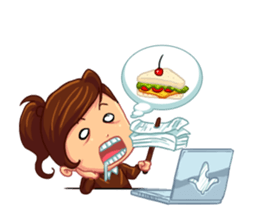 Foodaholic sticker #9604889