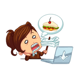Foodaholic sticker #9604889
