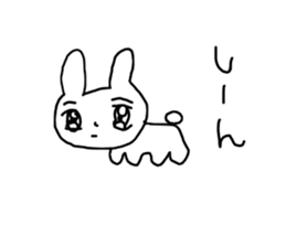 Spooky Rabbit sticker #9605004