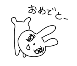 Spooky Rabbit sticker #9605021