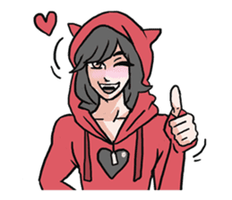 AsB - 102 Gee / The Hand Doll Girl sticker #9605125