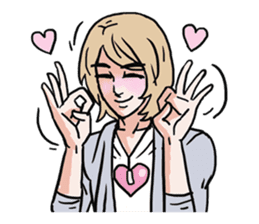 AsB - 102 Gee / The Hand Doll Girl sticker #9605126