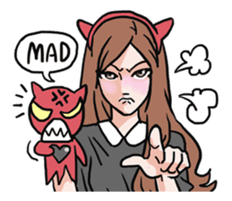 AsB - 102 Gee / The Hand Doll Girl sticker #9605138