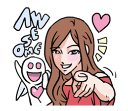 AsB - 102 Gee / The Hand Doll Girl sticker #9605141