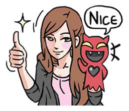 AsB - 102 Gee / The Hand Doll Girl sticker #9605142