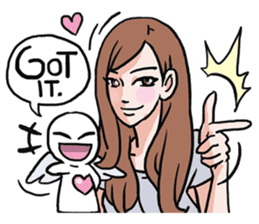 AsB - 102 Gee / The Hand Doll Girl sticker #9605143