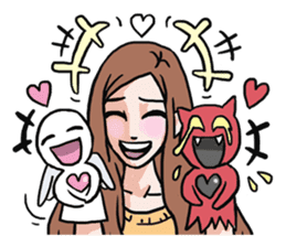 AsB - 102 Gee / The Hand Doll Girl sticker #9605145