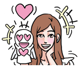 AsB - 102 Gee / The Hand Doll Girl sticker #9605147