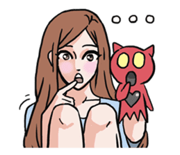 AsB - 102 Gee / The Hand Doll Girl sticker #9605148