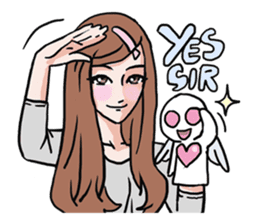 AsB - 102 Gee / The Hand Doll Girl sticker #9605155