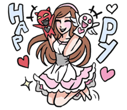 AsB - 102 Gee / The Hand Doll Girl sticker #9605157