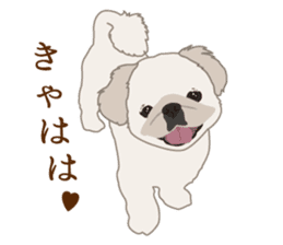 Adorable dogs sticker #9605606