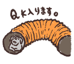 Handwritten Black Labrador Sticker sticker #9606158