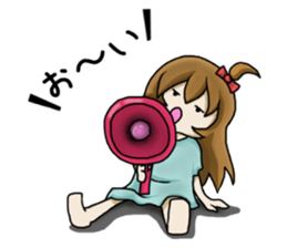 Daily conversation in the selfish girl sticker #9606505