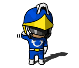 Blue Hero sticker #9606618