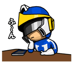 Blue Hero sticker #9606631