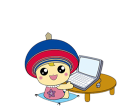 Isehara official character Kururin sticker #9606660