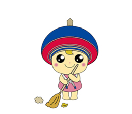 Isehara official character Kururin sticker #9606662