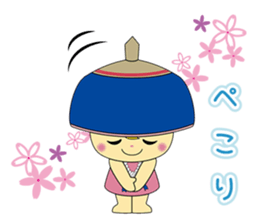 Isehara official character Kururin sticker #9606665