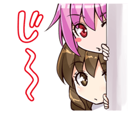 Chibi and lise mellow life sticker #9607566