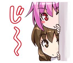 Chibi and lise mellow life sticker #9607566