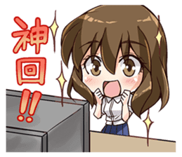 Chibi and lise mellow life sticker #9607587