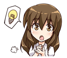 Chibi and lise mellow life sticker #9607591