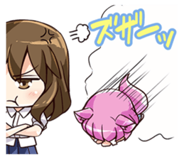 Chibi and lise mellow life sticker #9607597