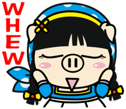 Milk girl Piga and her pail sticker #9607845