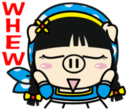 Milk girl Piga and her pail sticker #9607845