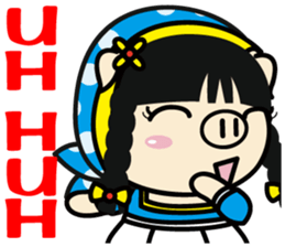 Milk girl Piga and her pail sticker #9607846