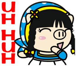 Milk girl Piga and her pail sticker #9607846