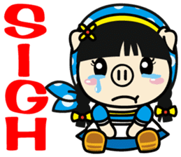 Milk girl Piga and her pail sticker #9607847