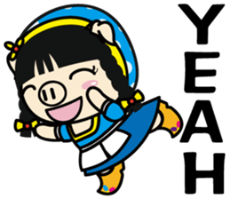 Milk girl Piga and her pail sticker #9607850