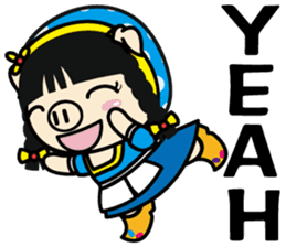 Milk girl Piga and her pail sticker #9607850