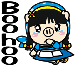 Milk girl Piga and her pail sticker #9607851