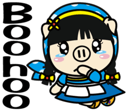 Milk girl Piga and her pail sticker #9607851