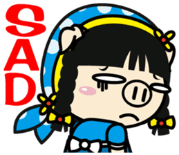 Milk girl Piga and her pail sticker #9607853