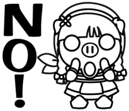 Milk girl Piga and her pail sticker #9607859