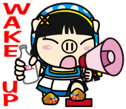 Milk girl Piga and her pail sticker #9607860