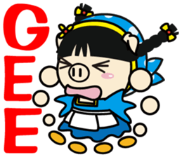 Milk girl Piga and her pail sticker #9607863