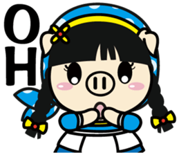 Milk girl Piga and her pail sticker #9607872