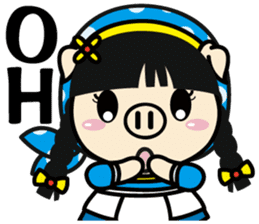 Milk girl Piga and her pail sticker #9607872