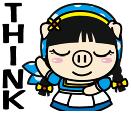 Milk girl Piga and her pail sticker #9607874