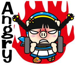 Milk girl Piga and her pail sticker #9607875