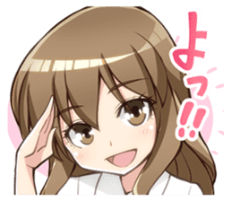 Girl who loves Anime Chibi-san Stickers2 sticker #9608000