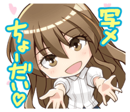 Girl who loves Anime Chibi-san Stickers2 sticker #9608003